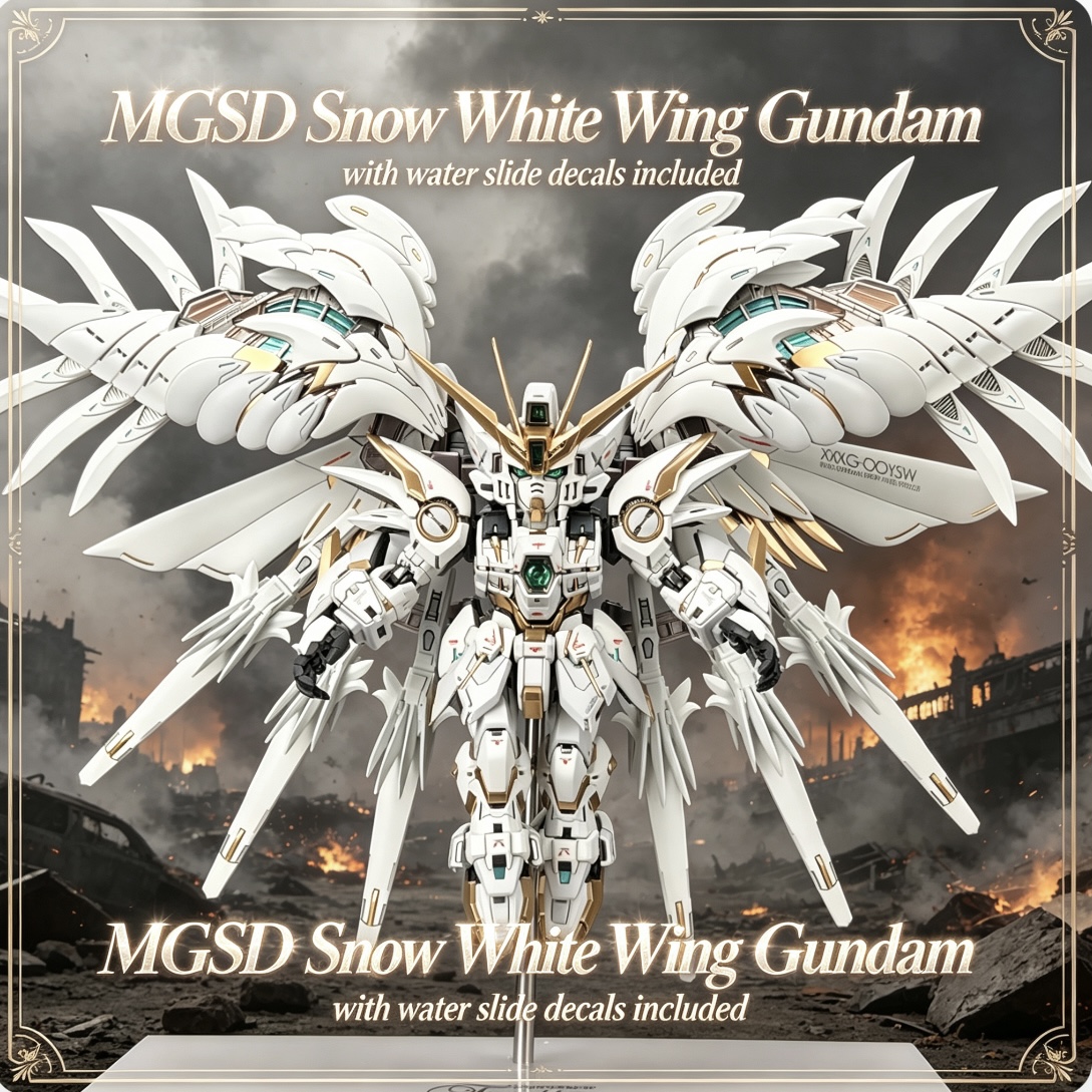Model Kit Wing Zero - ウィングゼロ MGSD バイ・シュエジ周辺フィギュアモデルテーブルデコレーション、誕生日プレゼント、トレンディなおもちゃシーンデコレーション、車の装飾
