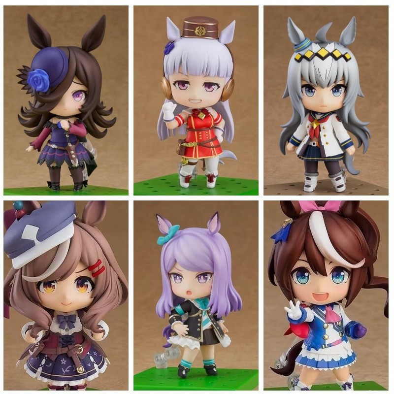 Model Kit Uma Musume - ねんどろいどウマ娘プリティーダービーかわいいアニメキャラクターファッションおもちゃコレクションデスクトップ装飾フィギュアモデルキット装飾ギフト