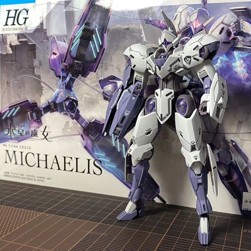 Model Kit Judge - 水銀からの魔女のアセンブリモデル、悪魔の裁縫人マイケル、女の子の収集可能なロボットキット、モデルのおもちゃ、ギフト、hg 1: 144