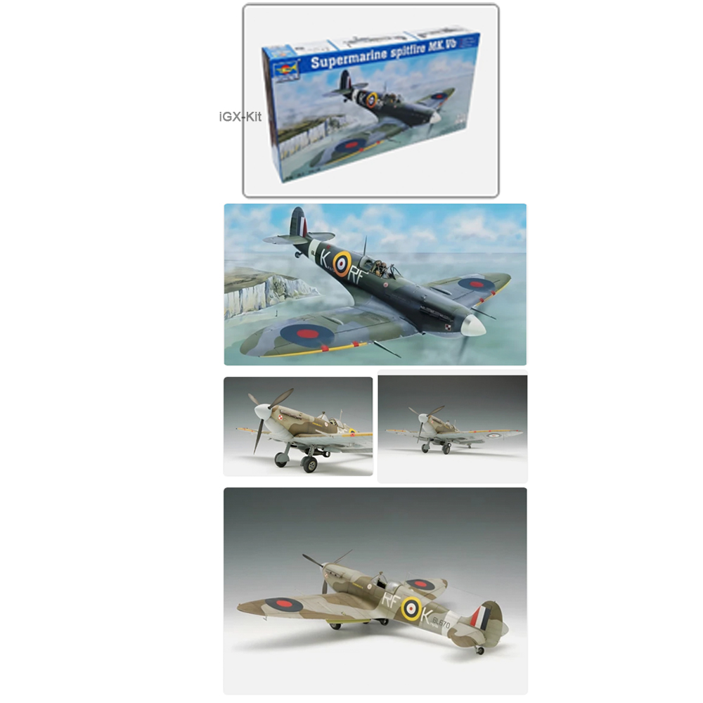 Model Kit Spitfire - トランペッター 02403 1:24 スケール スーパーマリン スピットファイア