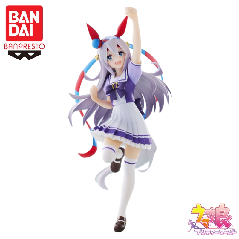 Model Kit Uma Musume - 在庫ありバンダイオリジナルバンプレストプリティーダービー玉藻クロスアクションフィギュアモデル人形真新しい箱入りアニメアクションフィギュアおもちゃ