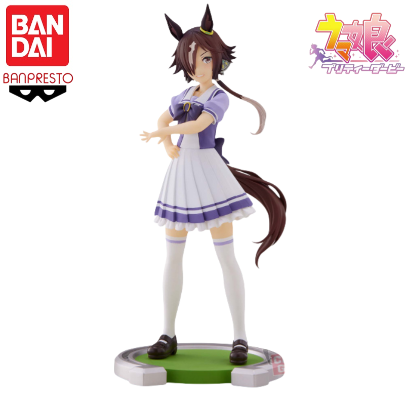 Model Kit Uma Musume - 在庫ありバンダイバンプレストオリジナルウマ娘プリティーダービーウォッカ置物キャラクターアニメ模型玩具ギフト