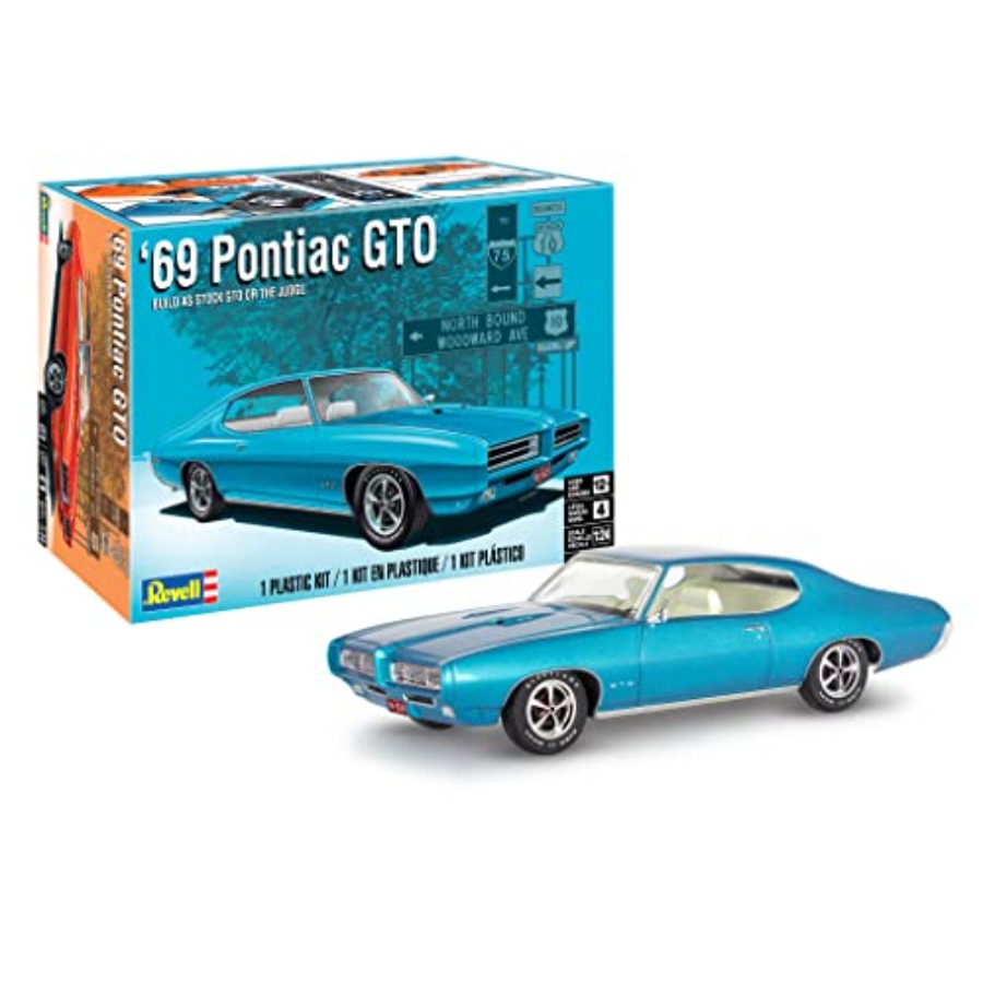 Model Kit Judge - 14530 1969年式ポンティアックGTO ジャッジ 1/24スケール 63ピース スキルレベル4