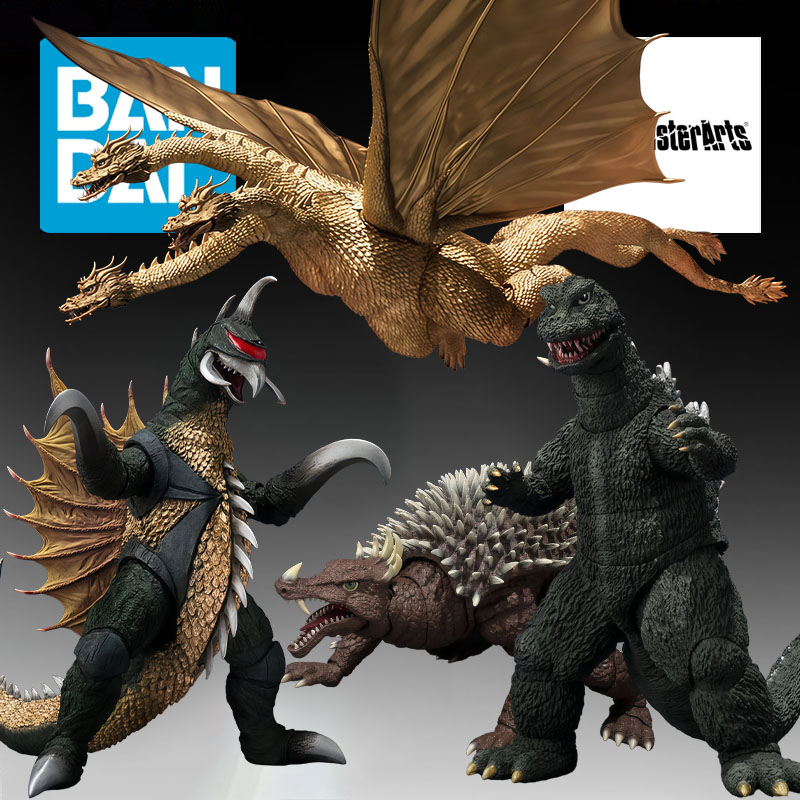 Model Kit Kiryu - バンダイオリジナル S.H.MonsterArts 1972-キドーラアンジェラスギガンゴジラアニメフィギュアおもちゃ男の子用クリスマスギフトグッズモデル