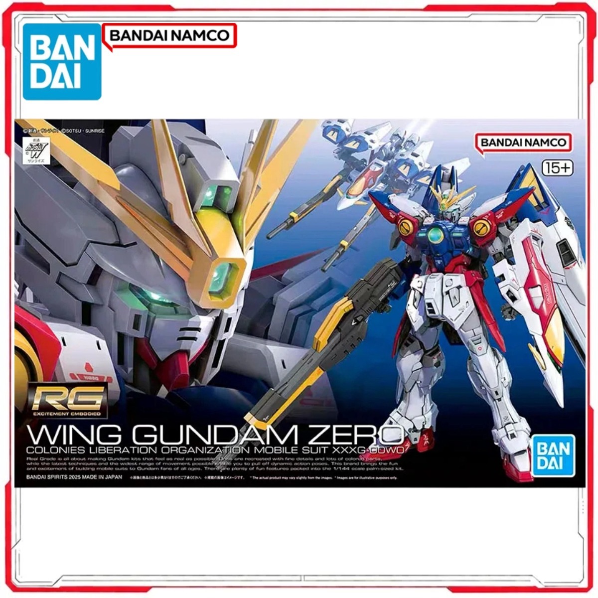 本物のバンダイオリジナルガンダムモデルキット RG ウイング - Model Kit Wing Zero のレビューと価格