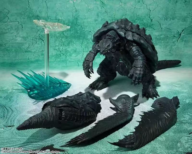 在庫ありバンダイ本物の Shm アニメフィギュアガメラ復活  - Model Kit Kiryu のレビューと価格