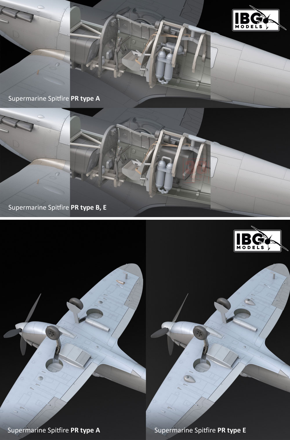 IBG 72582 1/72 スーパーマリン スピットファイ - Model Kit Spitfire のレビューと価格