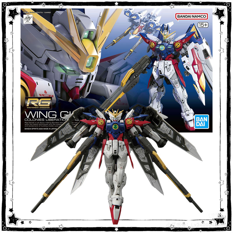 在庫ありバンダイガンダムモデルキットアニメフィギュア RG  - Model Kit Wing Zero のレビューと価格