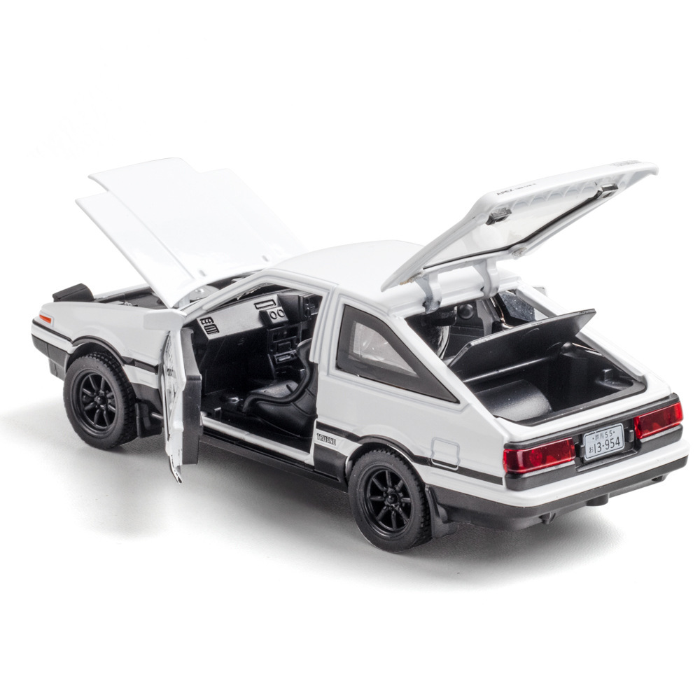 1:32 イニシャルD AE86カーモデルおもちゃ ドア開閉 - Model Kit Initial D のレビューと価格