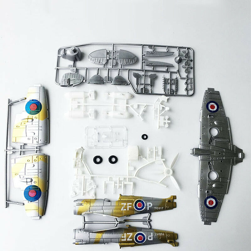 戦闘機モデル、戦闘機、歩行者の狙撃火災、ハリケーンf4uコロ - Model Kit Spitfire のレビューと価格
