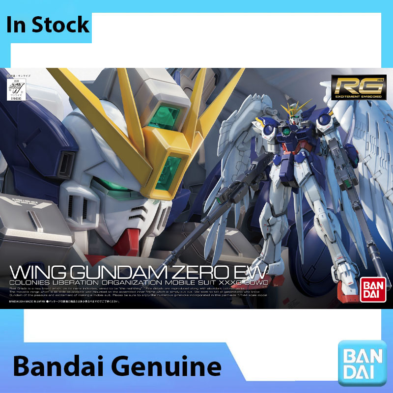 バンダイ 100% 本物のガンダムモデルキット RG 1/1 - Model Kit Wing Zero のレビューと価格