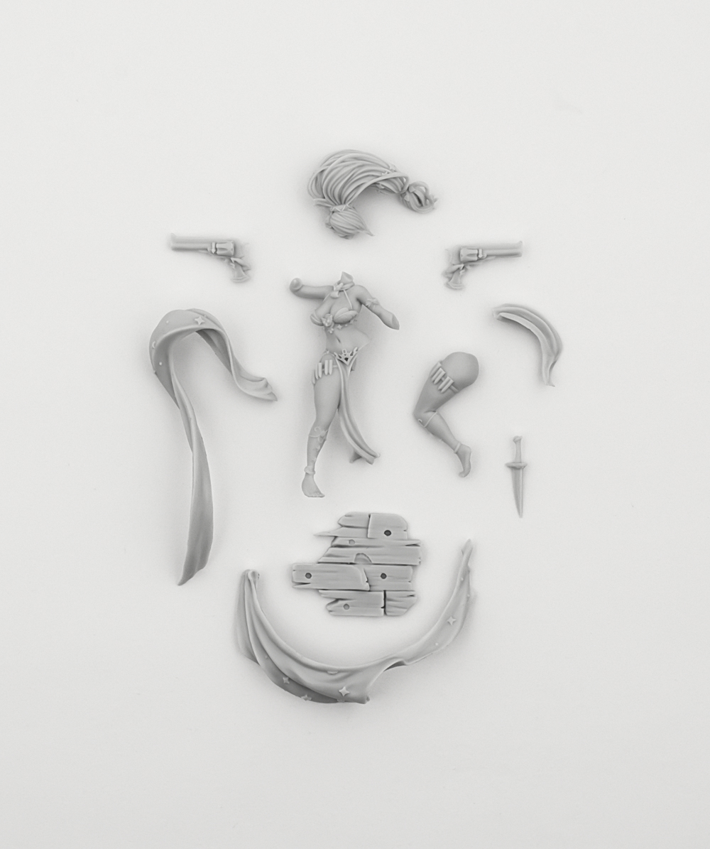 モデルキット レジンキット 帝国裁判官 ドラゴンガール - Model Kit Judge のレビューと価格