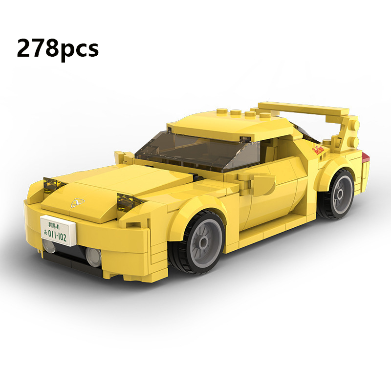 カダ イニシャルD レーシングカー ブロックモデル 組み立て - Model Kit Initial D のレビューと価格