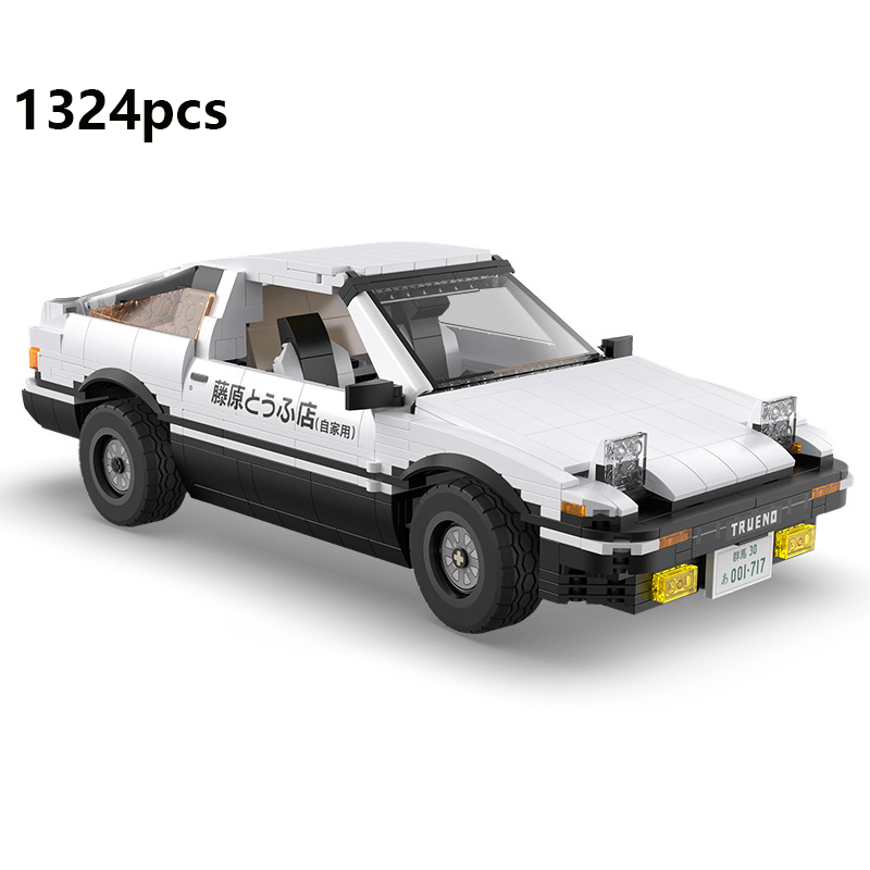 カダ イニシャルD レーシングカー ブロックモデル 組み立て - Model Kit Initial D のレビューと価格