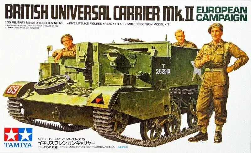 タミヤ-英国のユニバーサルキャリアモデルキット,mk.iiヨ - Model Kit Italeri のレビューと価格