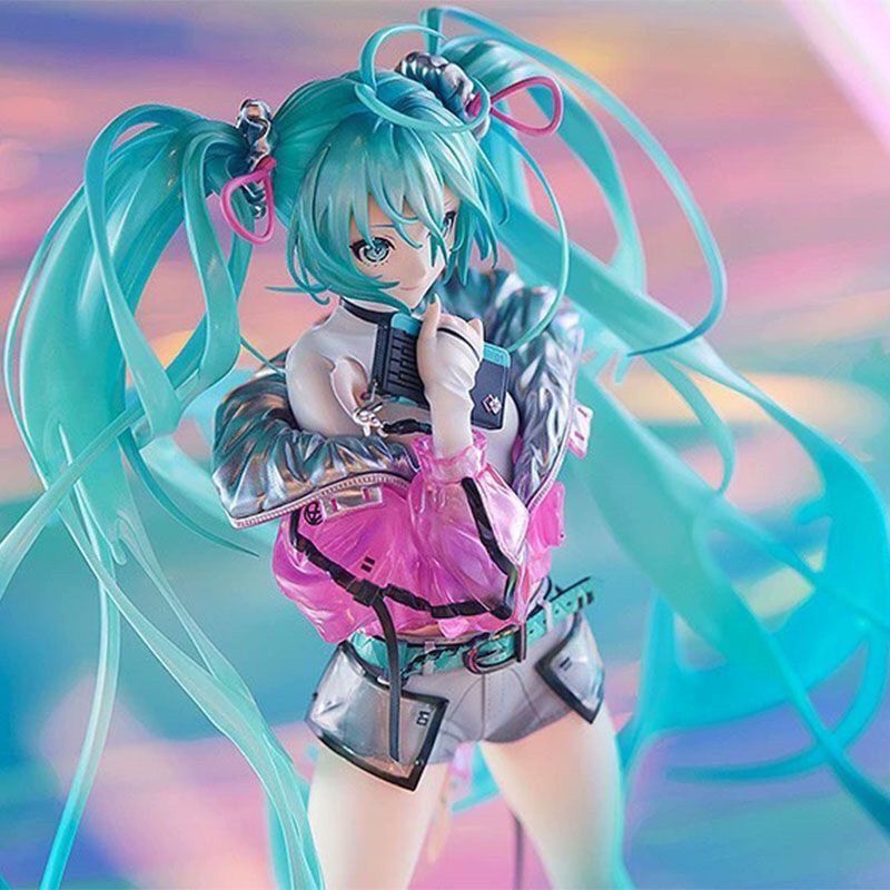 三矢山舞初音ミクツインテールフィギュア、可愛いアニメガール車 - Model Kit Girl のレビューと価格
