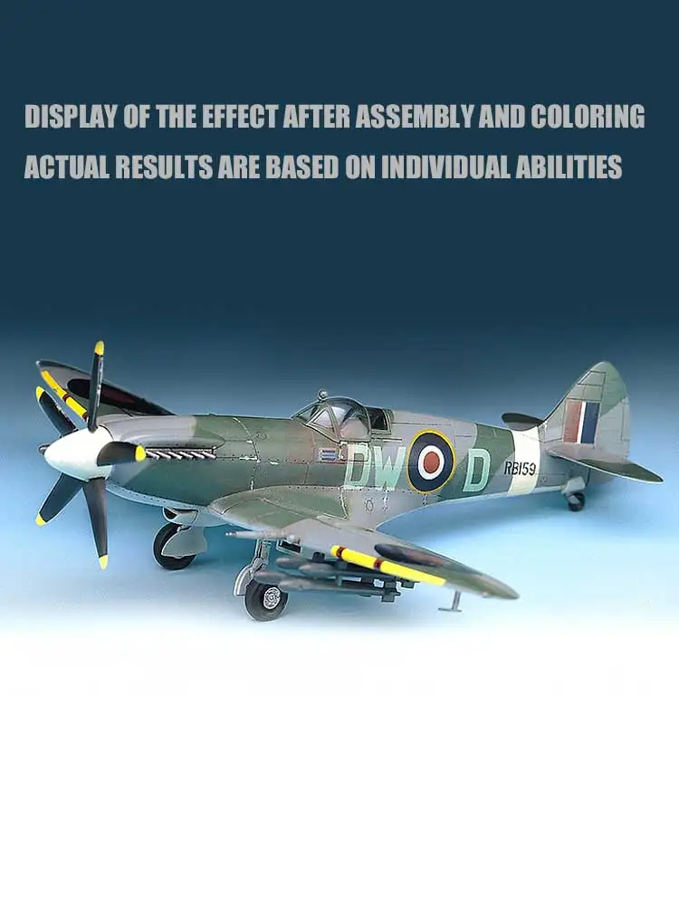 英国のスピットファイアアカデミー飛行機モデルキット、mk.x - Model Kit Spitfire のレビューと価格