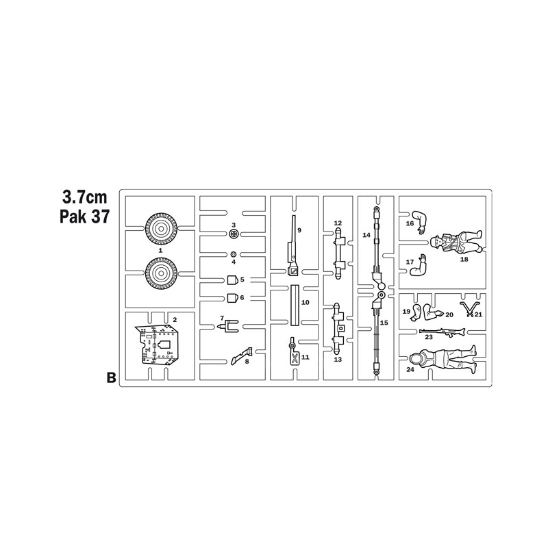 イタレリ 7026S 1/72 スケール対戦車・対空砲兵兵士 - Model Kit Italeri のレビューと価格